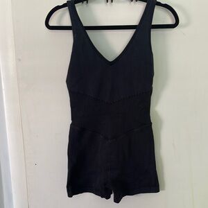 JOYLAB Athletic Black Romper